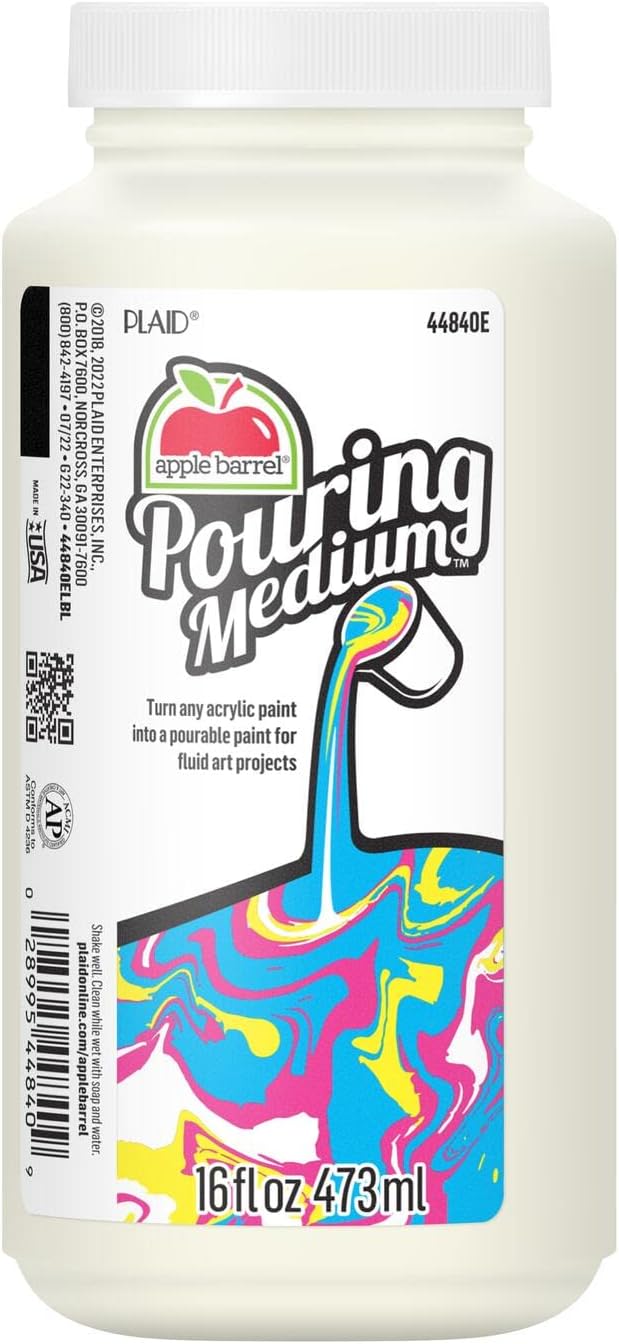 Apple Barrel Pouring Medium 16oz for Acrylic Fluid Art