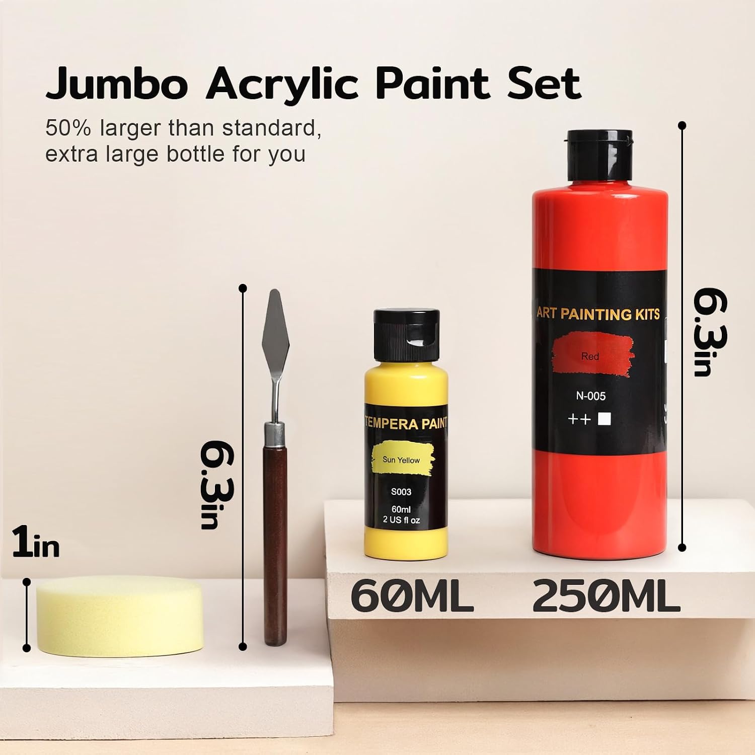 Jumbo Acrylic Paint Set - Hình 2